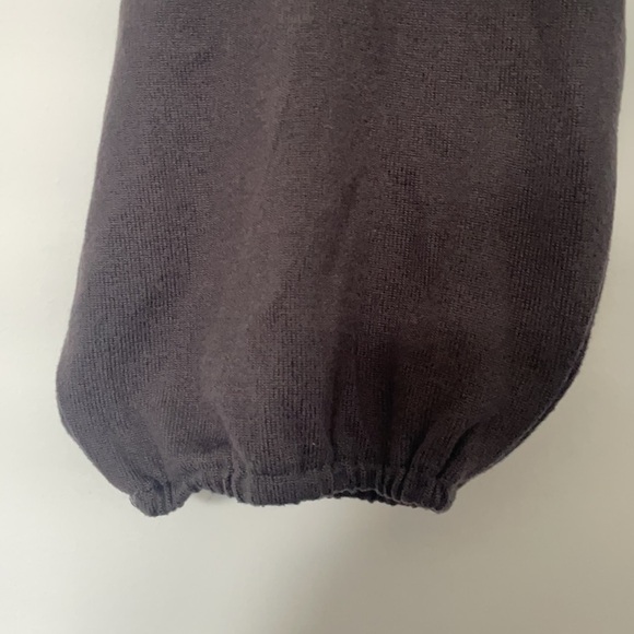 Yaya & Co Cozy Cropped Puffy Long Sleeve Shirt in Grey - Women’s M - Picture 3 of 4